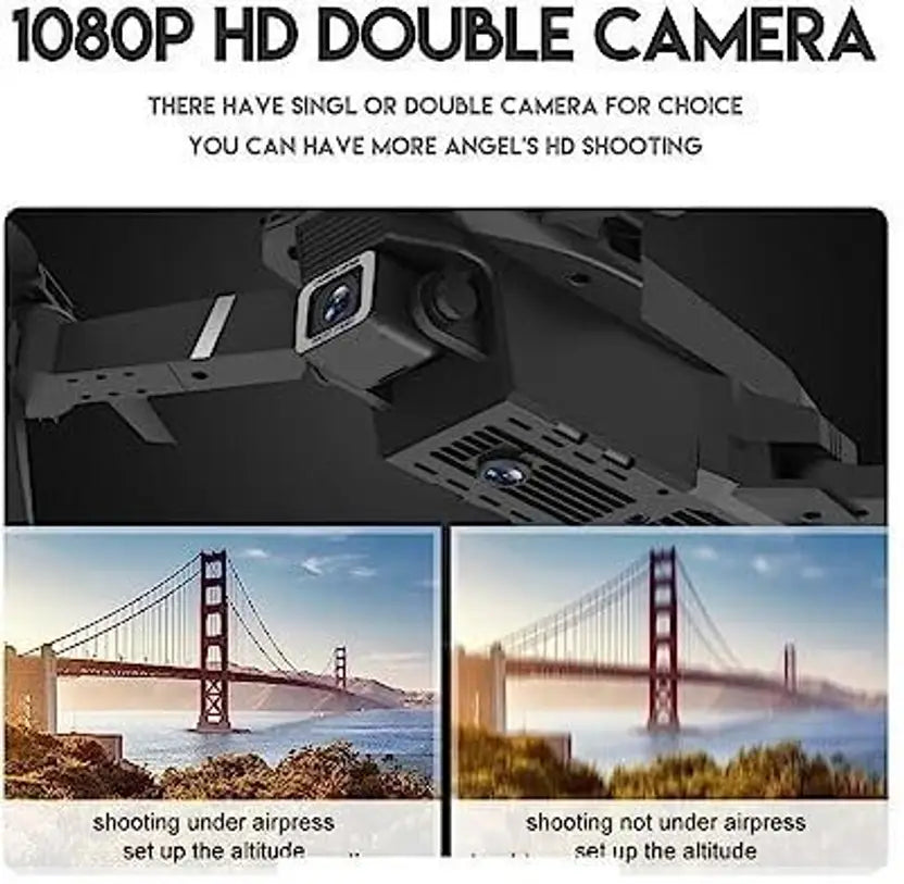 E88 Pro Drone with 4K Dual Camera | Foldable FPV WiFi Drone for Beginners & Pros
