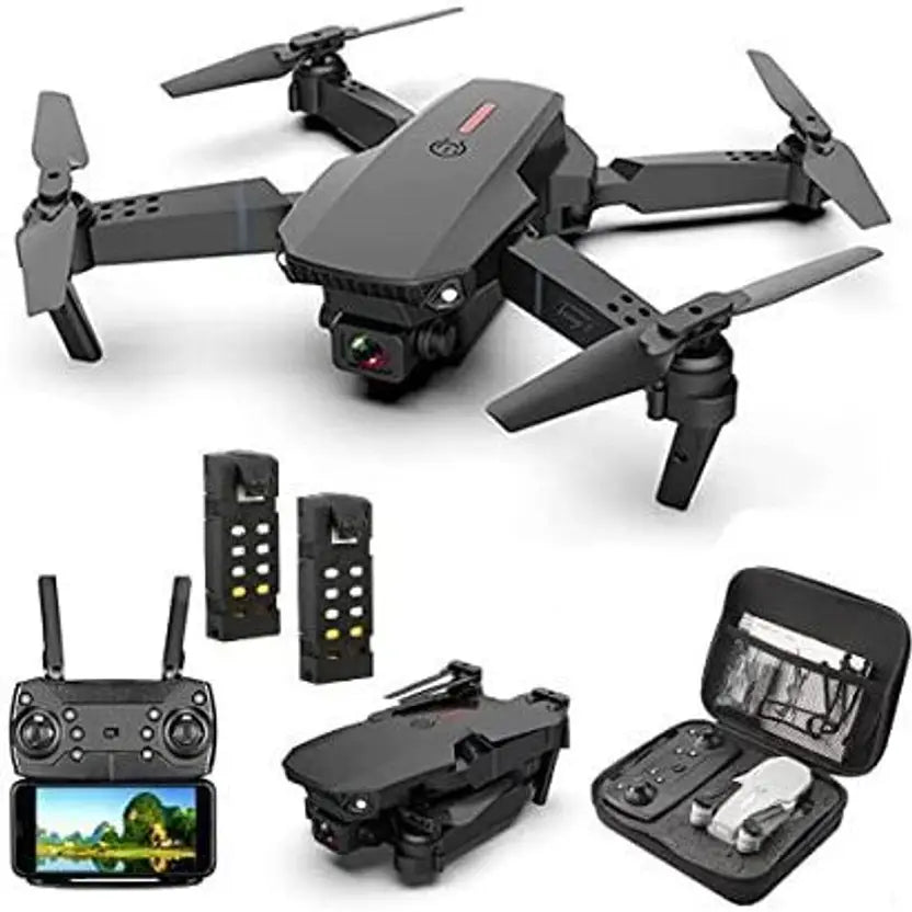 E88 Pro Drone with 4K Dual Camera | Foldable FPV WiFi Drone for Beginners & Pros