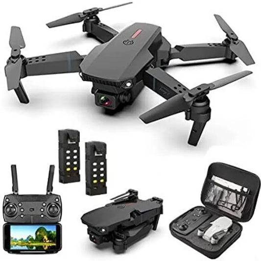E88 Pro Drone with 4K Dual Camera | Foldable FPV WiFi Drone for Beginners & Pros